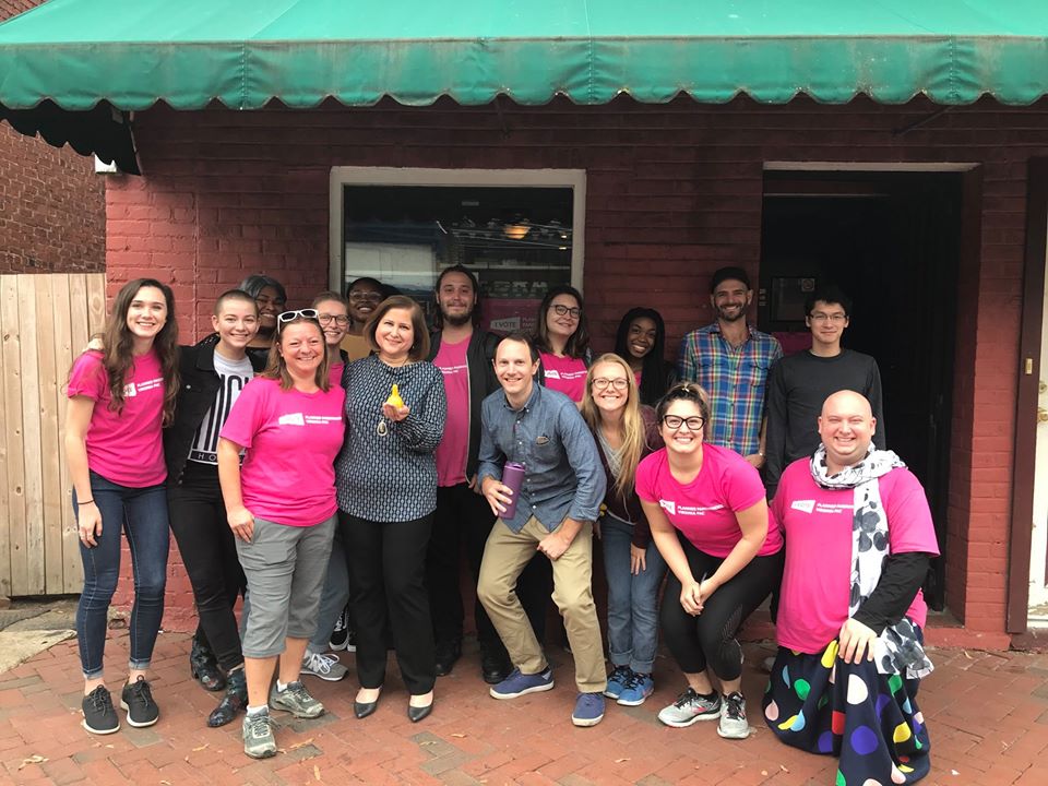 Ghazal aHashmi with Planned Parenthood Advocates of Virginia