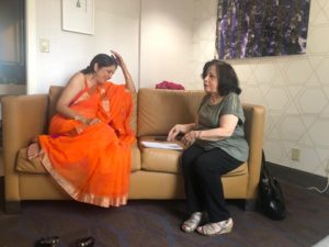 Neena Gupta with Lavina Melwani