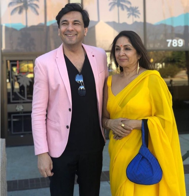 Vikas Khanna and Neena Gupta