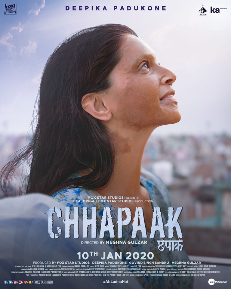 Deepika Padukone in Chhapaak