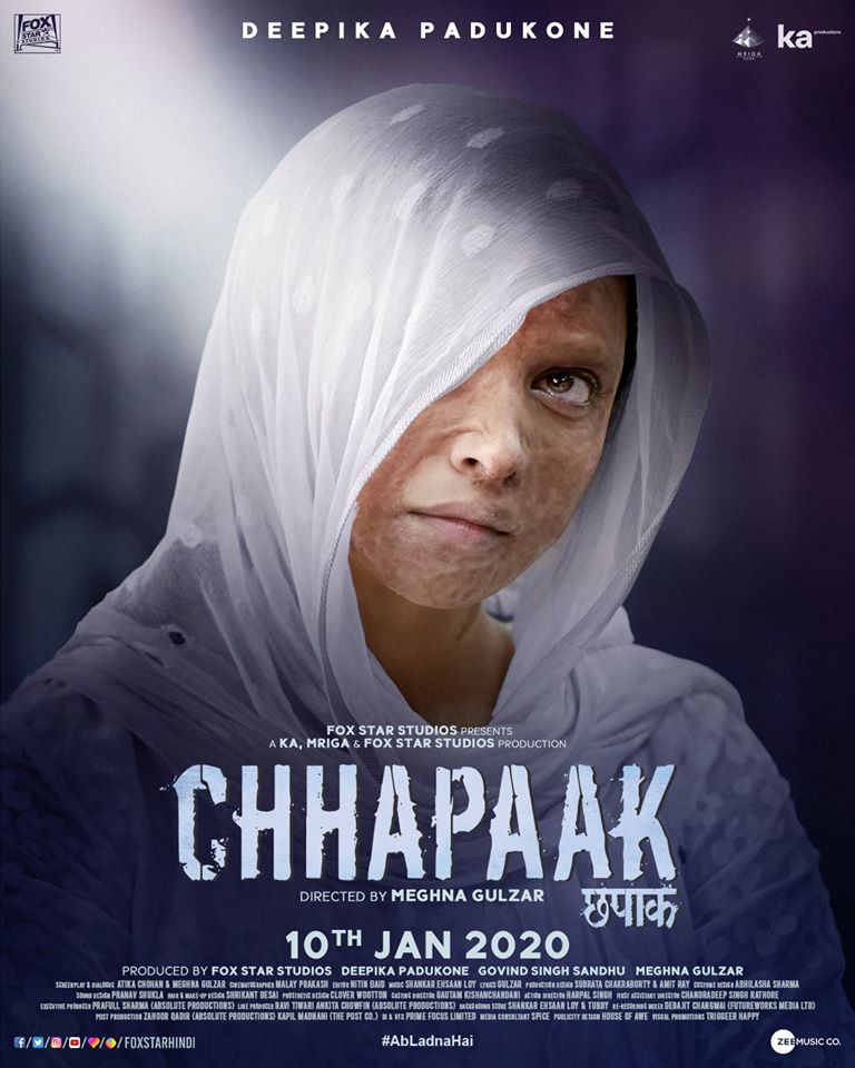 Deepika Padukone in Chhapaak