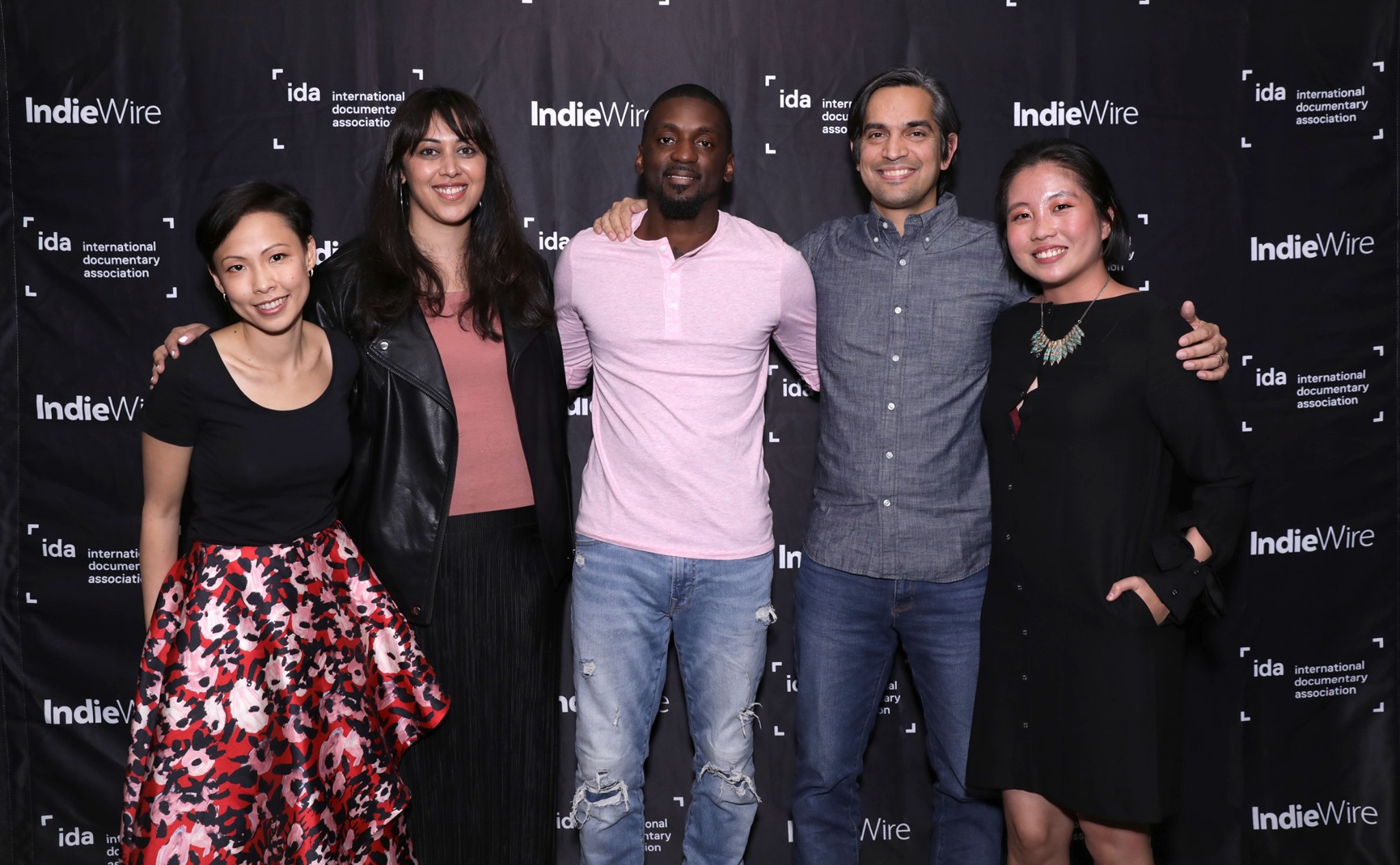 Oscar nominees with the team - Poh Si Teng, Smriti Mundhra, Bruce Franks Jr. Sami Khan and Cheyenne Tan