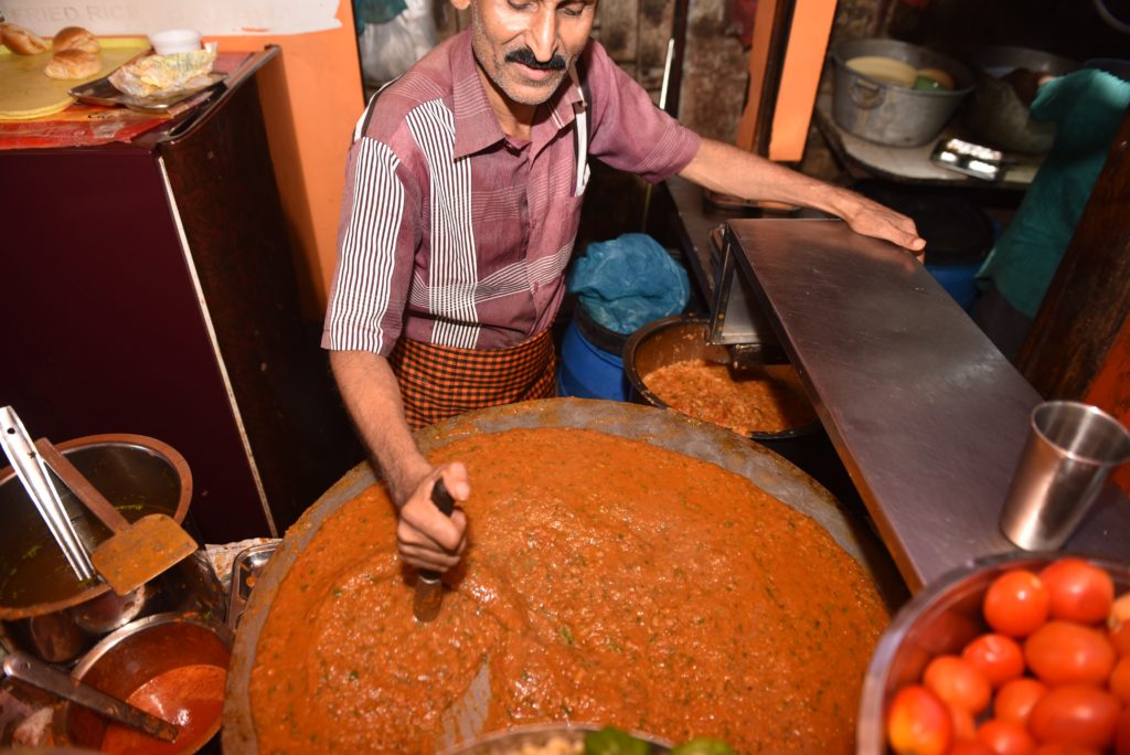 Street foods - Pav Bhaji