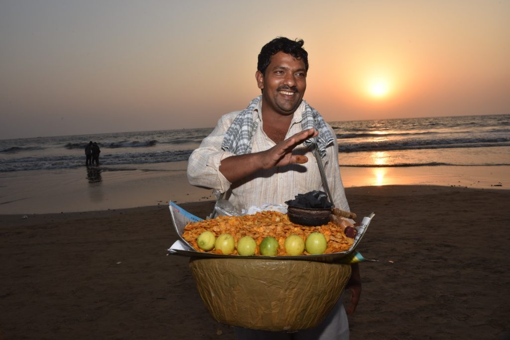 Mumbai Street foods - chana jor garam