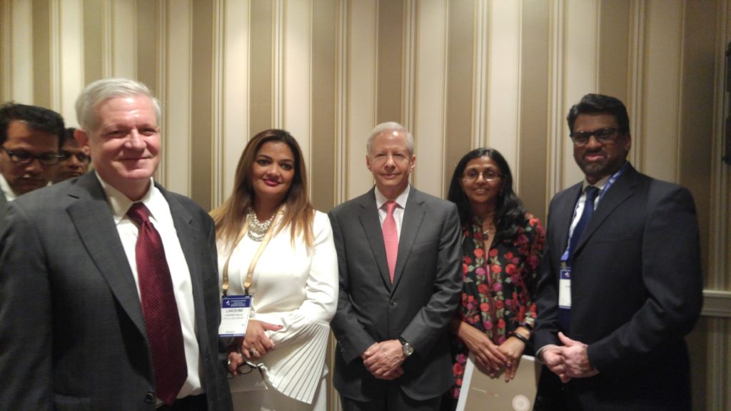 Gilbert Kaplan, Under Secretary of Commerce for International Trade, U.S. Department of Commerce Lakshmi Challa, Founder & Managing Attorney, Challa Law Group Kenneth Juster, U.S. Ambassador to India Nisha Desai Biswal, President of the U.S. India Business Council, USIBC Thiru Govender, Assurance Partner, BDO