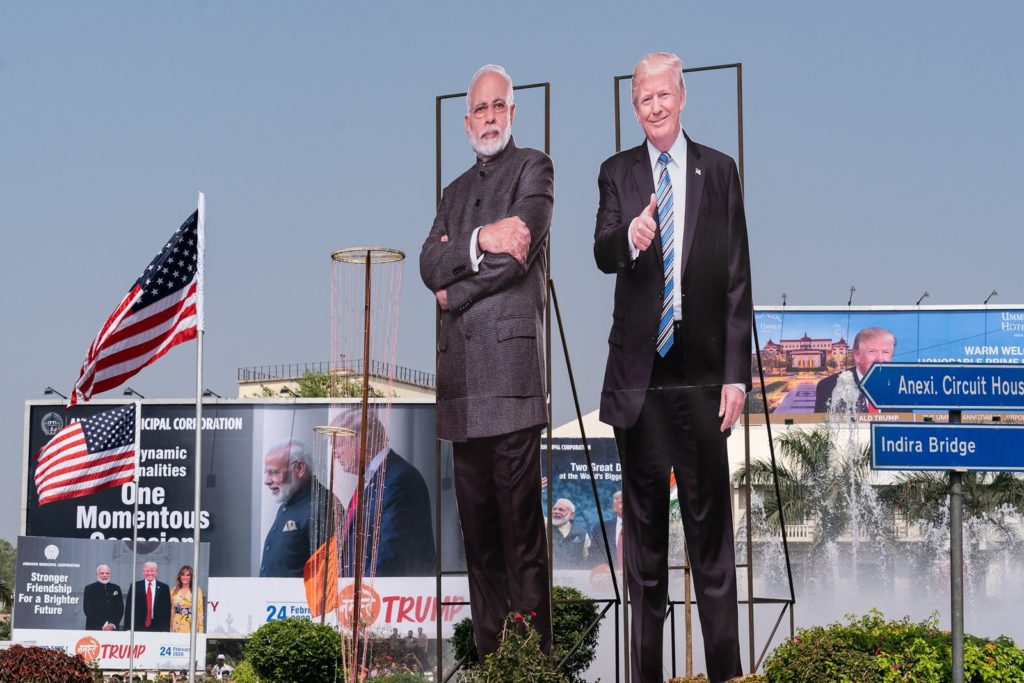 Trump and Modi - Larger than life - White House photo