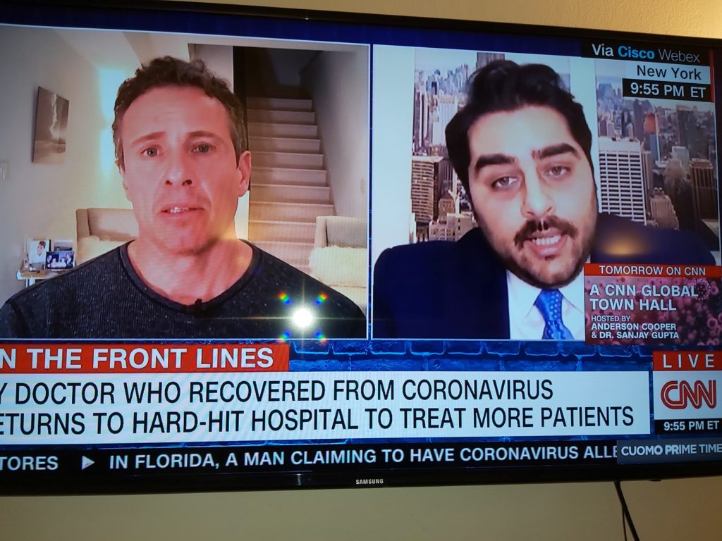 Chris Cuomo and Dr. Omar Manya