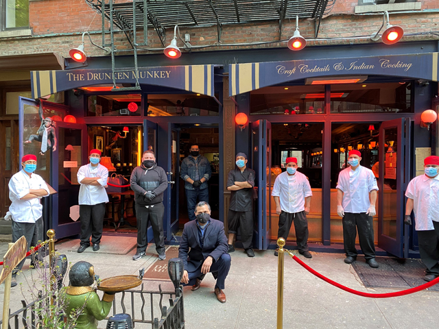 The Drunken Munkey reopens with outdoor seating