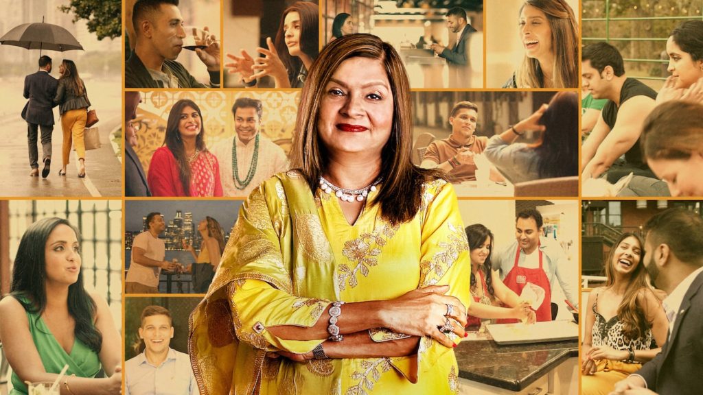 Sima Taparia in Indian Matchmaking on Netflix