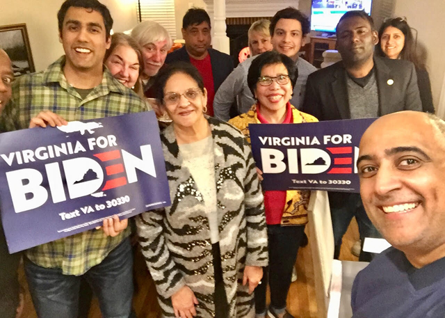 Indian-American supporters for Biden-Harris