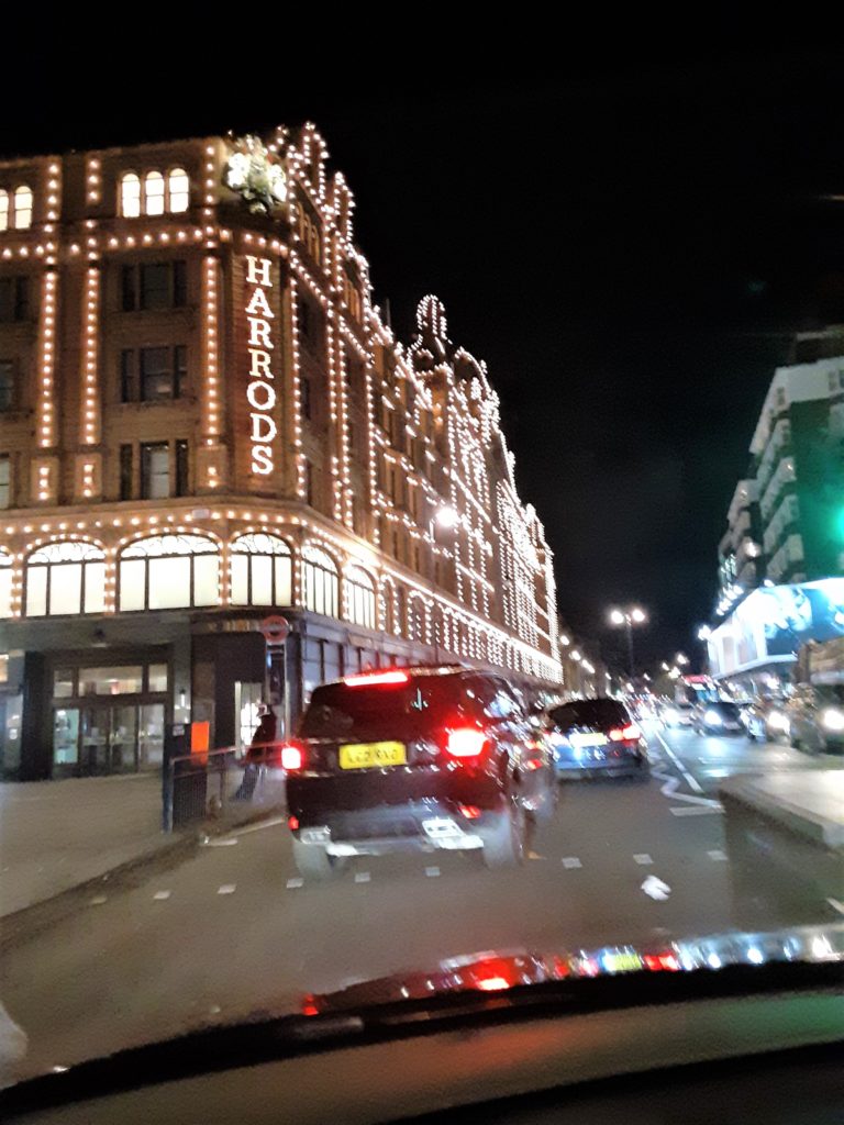 London during the holiday season