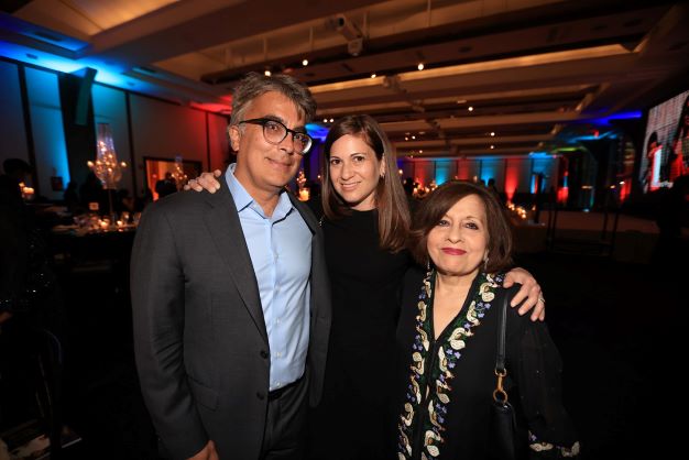 Vivek, Stacie and Lavina Melwani