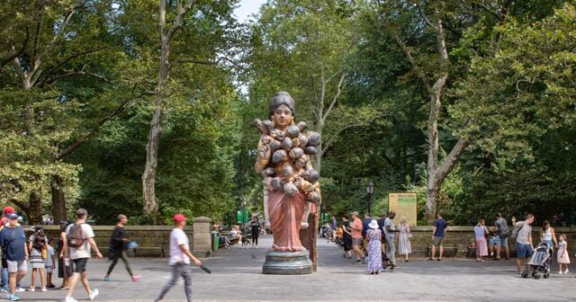 Ancestor by Bharti Kher in Central Park