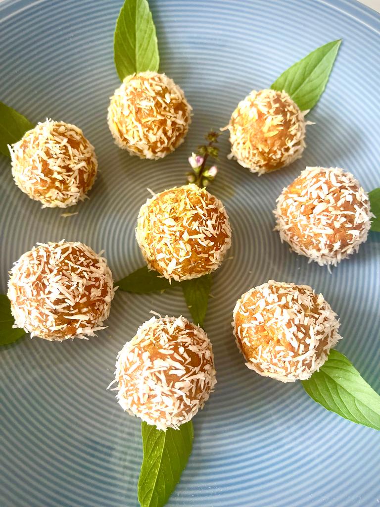 Carrot Coconut Laddoos