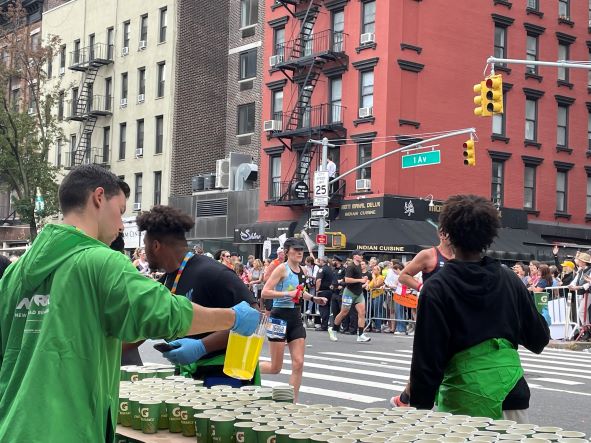 NYC Marathon - hydration for the runners