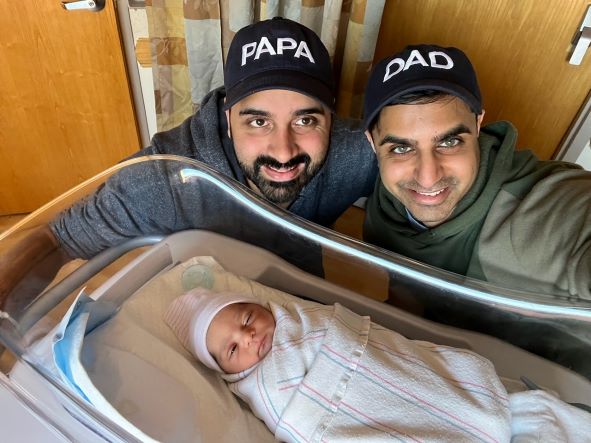 Neeral Sheth and Anu Hazra became fathers through surrogacy