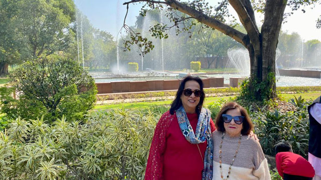 Nisha and Lavina at Rashtrapati Bhavan