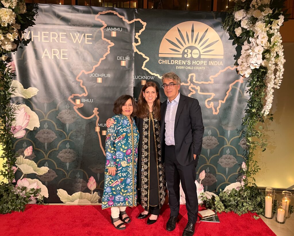 CHI Gala - Lavina, Stacie and Vivek Melwani