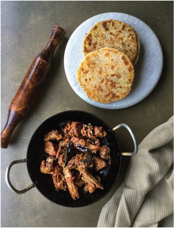 Kulia Bhai's Junglee Mutton and Coconut Rotis