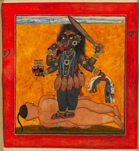 Bhadrakali, destroyer of the universe; from a Tantric Devi series, 2022.243