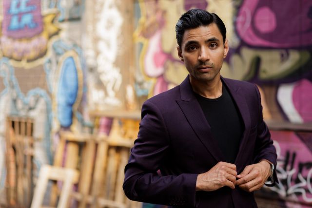 Shawn Ahmed who plays Yudhisthra in Mahabharata at Lincoln Center.