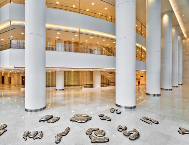 Clouds (2019) by Yayoi Kusama