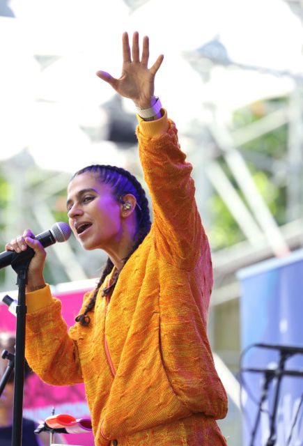 Madame Gandhi performs at UpliftNY25