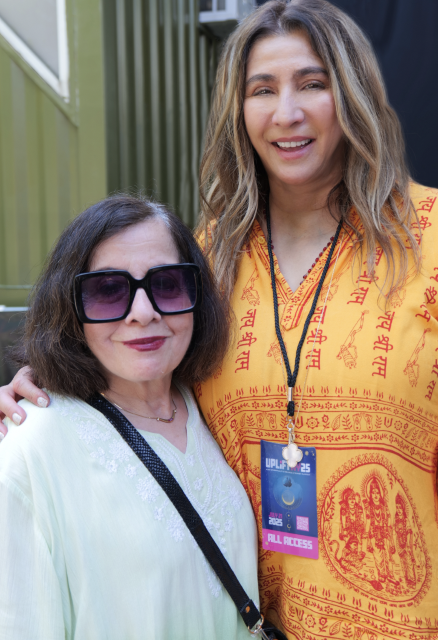 Meera Gandhi & Lavina Melwani at UpliftNY25