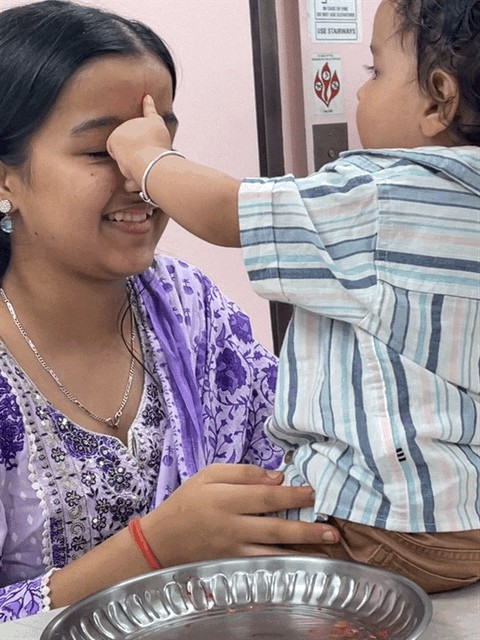 Celebrating Janmashthmi