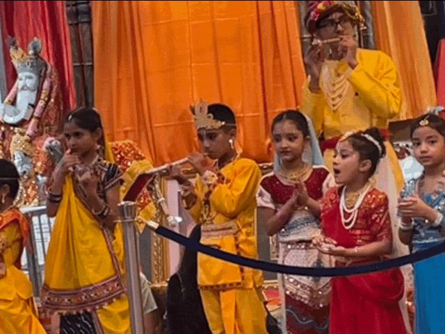Krishna celebration at Janmasthmi