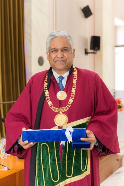 Provost Chandrakasan participating in MIT commencement ceremonies May 2025
