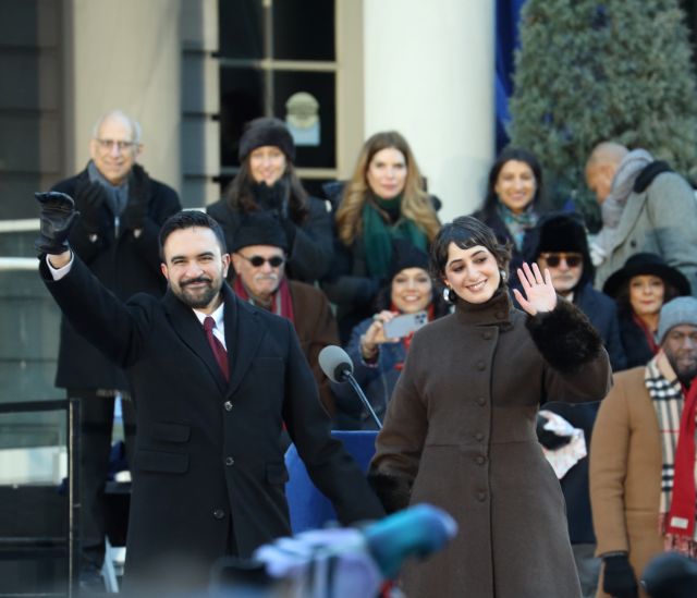 Mayor Zohran Mamdani and First Lady Rama Duwaji 
