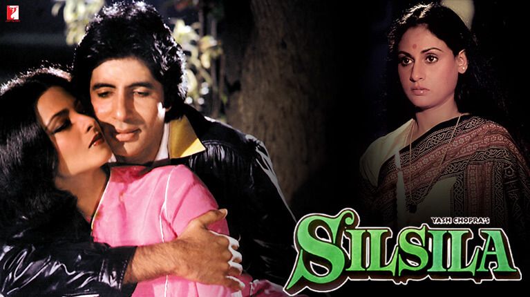 Amitabh Bachchan and Rekha in Silsila