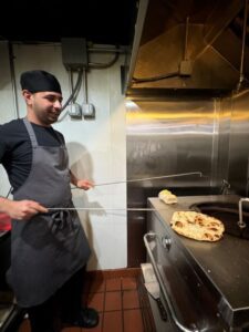 Chef Tarique whips up a naan