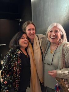 Julie Taymor of Lion King with Lavina Melwani and Aroon Shivdasani