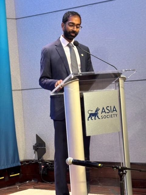 Council Member Krishnan at Asia Society Diwali event